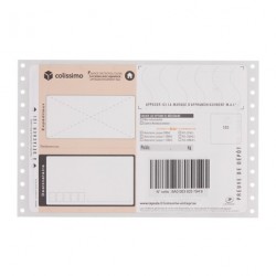 Liasses colissimo expert avec accusé de réception (boite de 25)